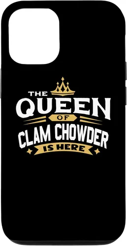 Vista 11 de iPhone 12 mini The Queen Of Clam Chowder Is Here Case