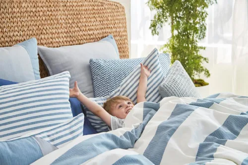Vista 8 de Nautica - Juego de funda de edredón tamaño individual, ropa de cama reversible de algodón con funda a juego, juego de ropa de cama de inspiración