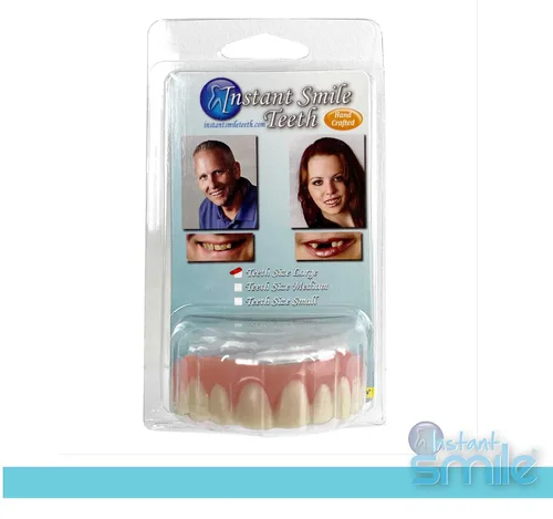 Vista 6 de Instant Smile - Chapa hecha a mano de gran tamaño - Original - ¡Arregla tu sonrisa en solo minutos!
