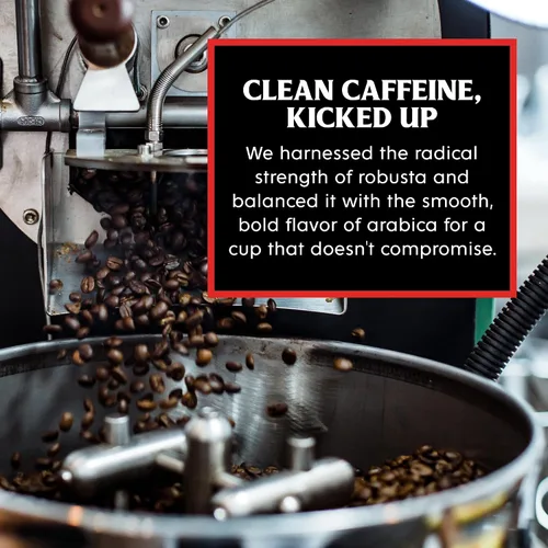 Vista 6 de Death Wish Coffee Cápsulas de tostado medio de una sola porción – El café más fuerte del mundo – Mezcla más ligera de granos arábica audaz y Robusta