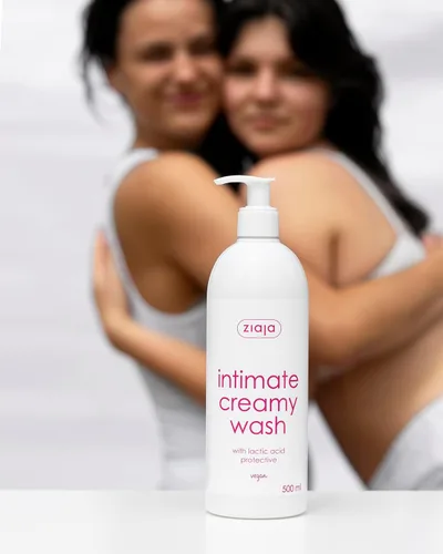Vista 4 de Ziaja Lavado Cremoso Íntimo con Protección de Ácido Láctico 500 Ml
