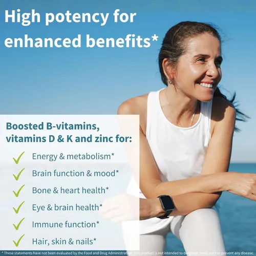 Vista 8 de Igennus Multivitamínico metilado para mujeres de 50 años, calcio y magnesio para apoyo óseo, liberación sostenida y vitaminas B activas, fórmula sin