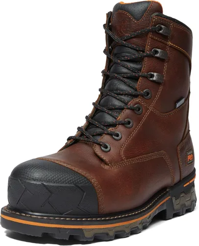 Vista 11 de Timberland PRO Boondock - Botas industriales impermeables para hombre, de 8 pulgadas, resistentes a pinchazos