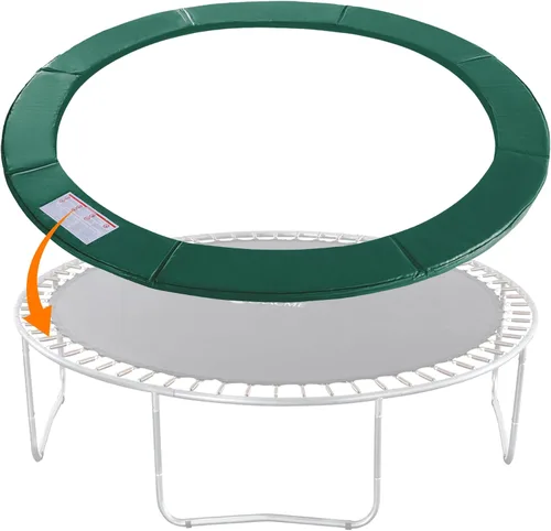 Vista 17 de ExacMe Almohadilla de repuesto para trampolín de 16, 15, 14, 13, 12, 10, 8 pies, cubierta de resorte de seguridad impermeable, almohadilla de marco