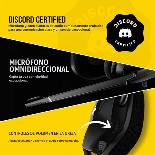 Vista 5 de Auriculares Corsair Void RGB Elite USB Premium para juegos con sonido envolvente 7.1, Carbon Negro