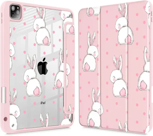 Vista 13 de May Chen Funda para iPad Pro de 11 pulgadas M2 de 4ª generación 2022, iPad Pro 11 de 3ª/2ª/1ª generación, Funda con cubierta trasera transparente a