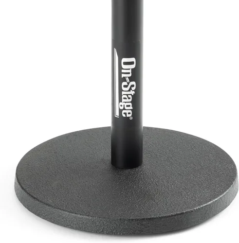 Vista 6 de Soporte ajustable OnStage de mesa para micrófono, Negro