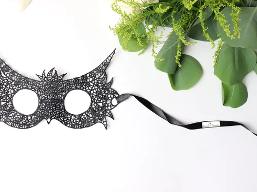 Vista 3 de Bonnie Z. Leonardo Máscaras de mascarada para mujer