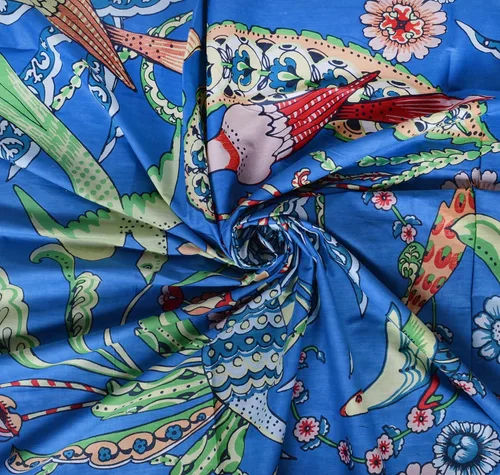 Vista 6 de Yard - Tela de gasa de algodón con estampado floral de 45 pulgadas de ancho, color negro, para costura (5 yardas, rosa bebé)