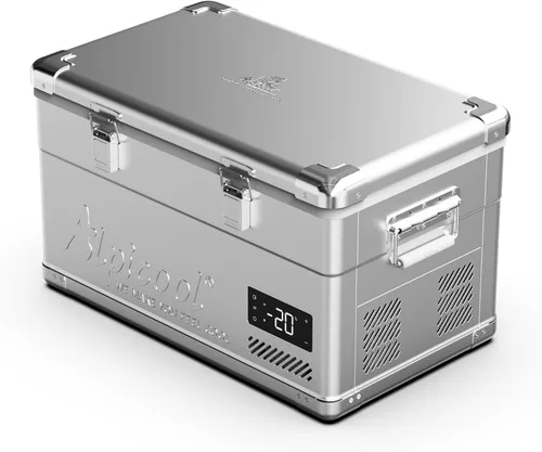 Vista 12 de Alpicool C30 Refrigerador portátil para automóvil, refrigerador de 12 voltios, refrigerador de auto de 28 cuartos (26.7 litros) de enfriamiento