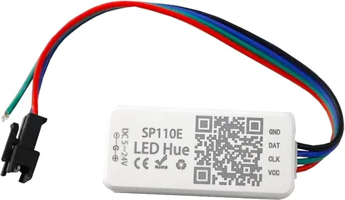 Vista 10 de VIPMOON Controlador LED Bluetooth de música SP107E para luces LED direccionables WS2812B WS2811 WS2813 WS2815 SK6812