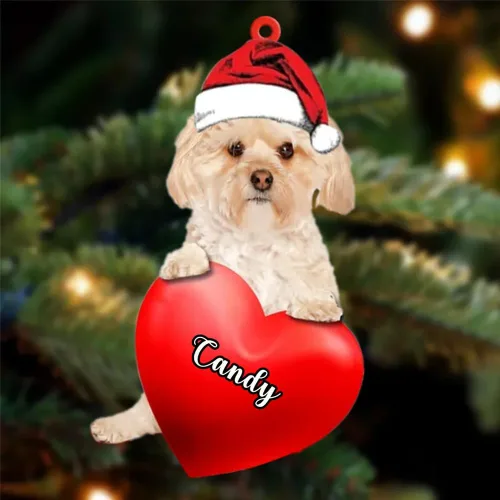 Vista 88 de Adornos de Navidad personalizados para perros, nombre personalizado, adorno de Malamute de Alaska, adornos acrílicos, regalos de Navidad, amantes
