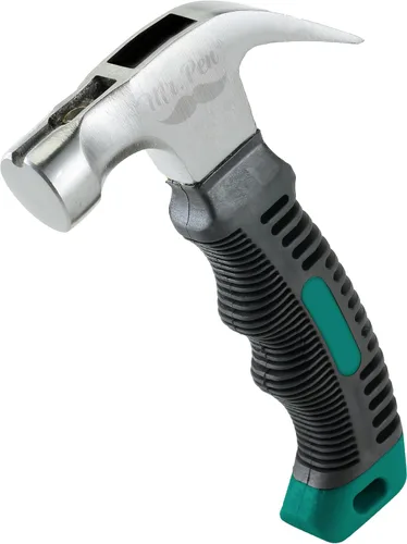 Vista 16 de Mr. Pen - Martillo de camping de 8 onzas color marrón - Martillo de uñas, pequeño y ancho, con punta de clavo, magnético, pequeño martillo de uñas