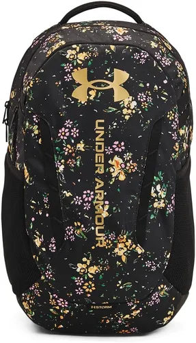 Vista 15 de Under Armour Mochila Hustle 6.0 unisex para adultos (002) Negro / Negro / Blanco