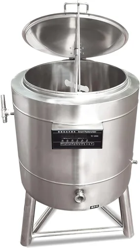 Vista 6 de Pasteurizador de leche comercial 50L Máquina de pasteurización de esterilización Pasteurizador de lácteos para leche, salsa, mezcla de helado
