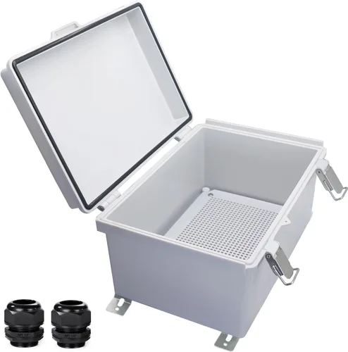 Vista 7 de Caja Eléctrica Impermeable a Prueba de Polvo Caja de Conexiones Resistente a la Intemperie IP67 Carcasa de Plástico ABS Caja de Proyecto