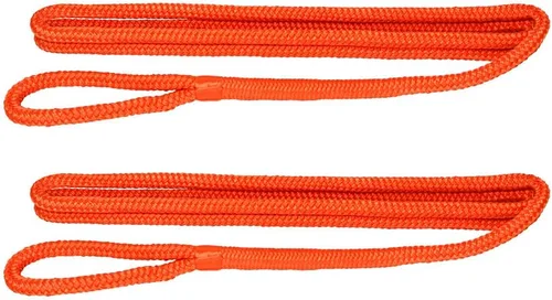 Vista 20 de Extreme Max 3006.2168 BoatTector Premium Línea de Guardabarros de Nailon de Doble Trenza Paquete de Valor de 2 - 3/8" x 6', Negro