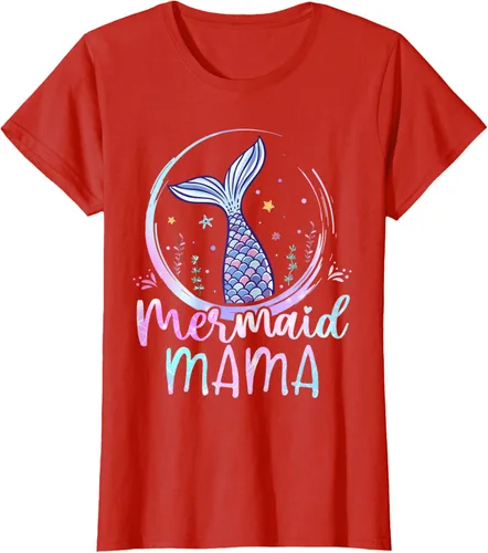 Vista 16 de Camiseta de sirena para mujer, diseño de cola de sirena para cumpleaños, playa, cola de sirena, Negro
