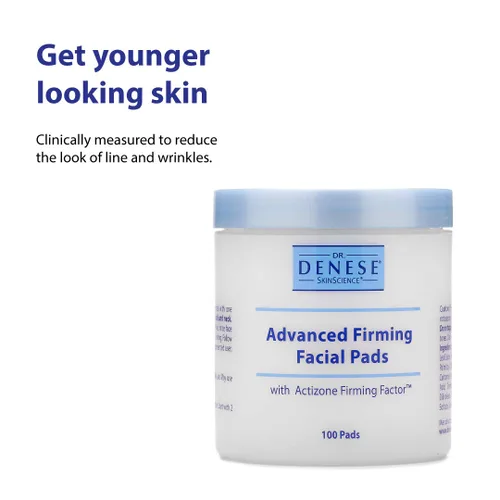 Vista 4 de Almohadillas faciales reafirmantes 100 unidades de Dr Danese con vitamina C, péptidos, avena sativa y aloe para una piel suave y radiante