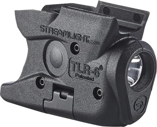 Vista 3 de Streamlight 69283 TLR-6 linterna táctica de 100 lúmenes diseñada exclusivamente para M&P Shield y M&P Shield Plus, solo para 9mm/.40, negra