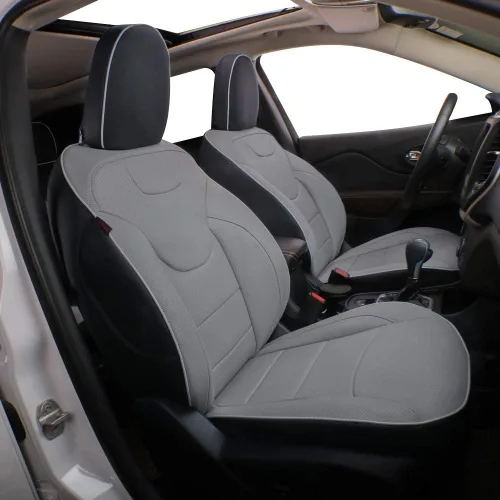 Vista 8 de EKR Compass 2011-2017 Juego completo de fundas de asiento de automóvil, ajuste personalizado para Jeep Compass, protector de asiento de automóvil