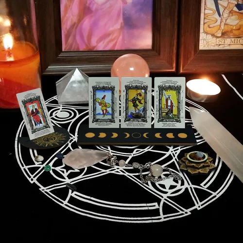 Vista 5 de Knana - Juego de 10 portatarjetas de tarot, accesorios para tarot