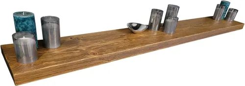 Vista 12 de joelsantiques Estantes flotantes de madera de 24 pulgadas para pared, 24 x Beige