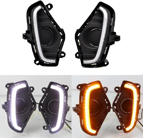Vista 5 de Riloer Lámpara antiniebla para parachoques delantero, luces antiniebla, compatible con RAV4 2019-2023