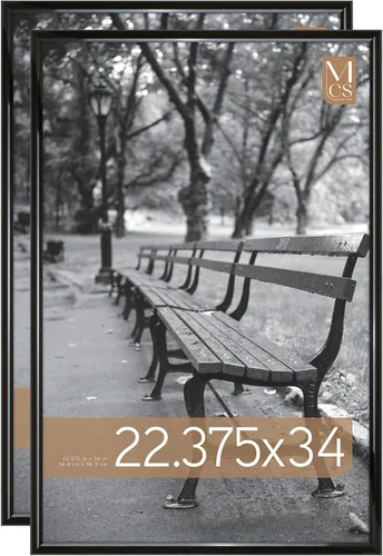 Vista 22 de MCS , Negro 24 x 36 pulgadas trendsetter cartel marco, 24 x 36