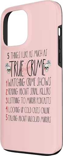 Vista 2 de Funda para iPhone 13 Pro Max Serial Killer I Like True Crime For Women True Crime Lover