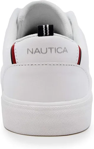 Vista 3 de Nautica Zapatos deportivos de moda con cordones para niños, zapatos de vestir bajos para jóvenes - (niños grandesniños pequeños)