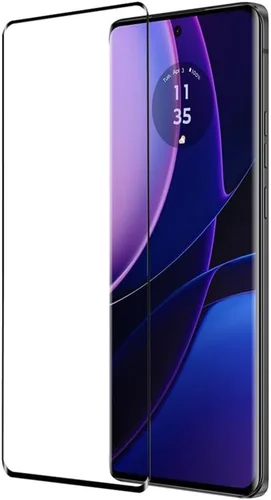 Vista 5 de Protector de pantalla curvado 3D para Motor Edge (2023), [paquete de 2] Película de cobertura completa de vidrio templado de dureza 9H para Moto