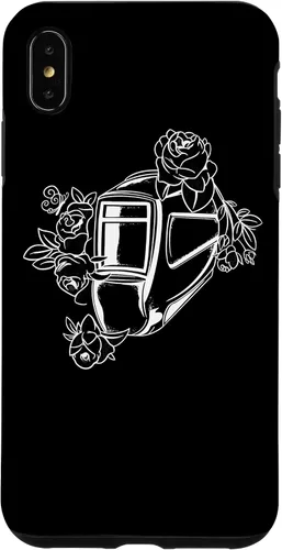 Vista 7 de iPhone 12 mini flores de soldadura - Soldador y Ironworker mamá caso