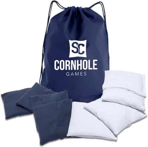 Vista 40 de Bolsas de cornhole resistentes al clima (juego de 8) - Tamaño/peso profesional de regulación (16 oz) - Uso en tableros de cornhole profesionales