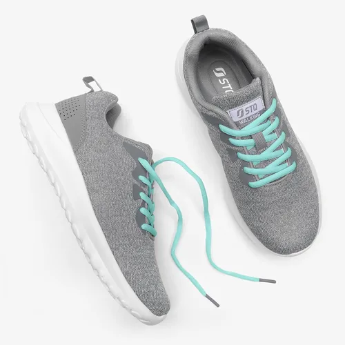 Vista 9 de STQ Zapatos deportivos para caminar resistentes al agua para mujer con soporte de arco