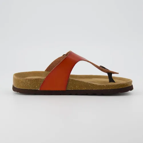 Vista 6 de CUSHIONAIRE Sandalia Leah con plantilla de corcho para mujer con +Comfort