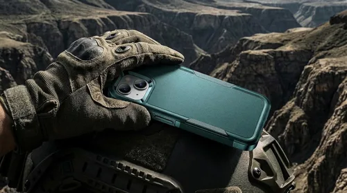Vista 9 de Funda a prueba de golpes para iPhone 15, [protección contra caídas de grado militar de 15 pies], con 2 protectores de pantalla de vidrio templado