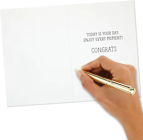 Vista 3 de Hallmark Surtido de tarjetas de graduación, felicitaciones graduadas (8 tarjetas con sobres, 4 diseños)