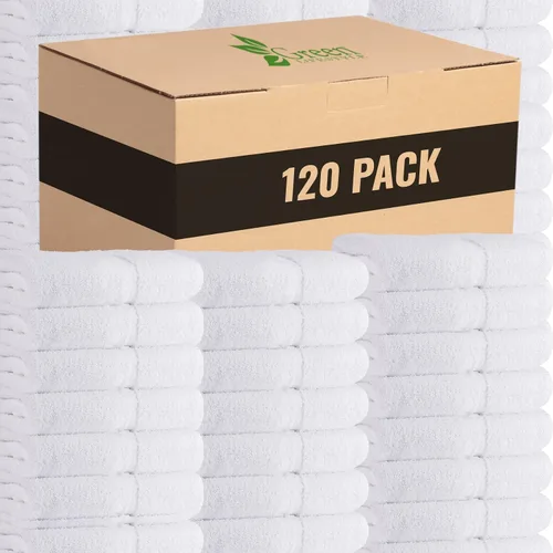 Vista 9 de GREEN LIFESTYLE Paquete de 24 toallas de mano negras de 16 x 27 pulgadas, calidad de spa premium, súper suaves y absorbentes, para gimnasio