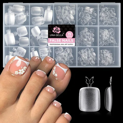 Vista 14 de UNA GELLA Pegamento de uñas de gel 6 en 1 para puntas de uñas transparentes