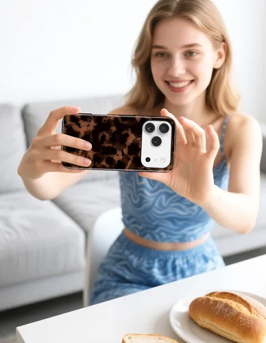 Vista 13 de Jusy Funda compatible con MagSafe con estampado de caparazón de tortuga marrón para iPhone 7/8/SE, cubierta protectora de TPU suave magnética