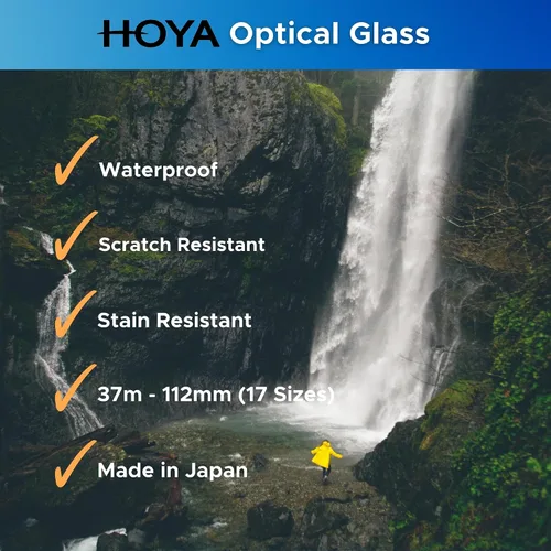 Vista 3 de Hoya Filtro UV antiestático EVO de 1.457 in — Filtros de cámara con revestimiento SMC de 16 capas, 0.118 in de grosor, vidrio óptico UV para una