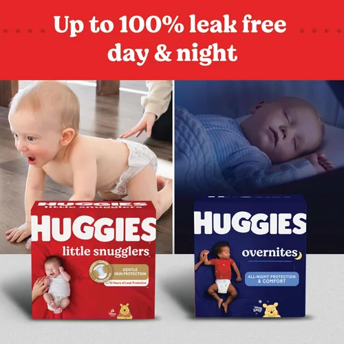 Vista 9 de Huggies Little Snugglers - Pañales para bebé, talla recién nacido (hasta 10 libras), 31 unidades, pañales para recién nacidos (paquete de 2)