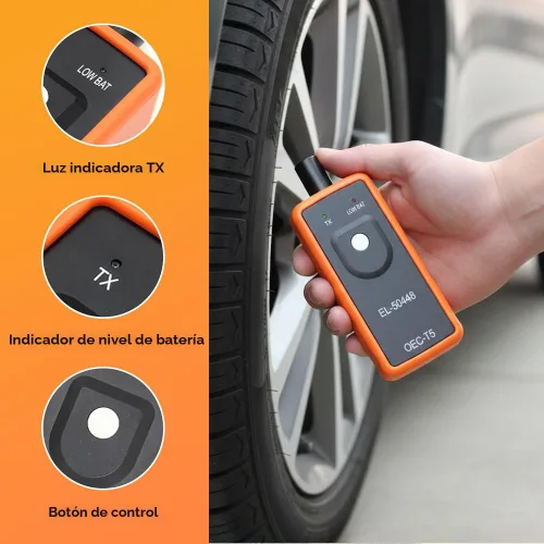 Vista 2 de TPMS Herramienta de reinicio para sensor de presión de neumáticos - EL-50448 Herramienta de reaprendizaje del sistema de control de presión