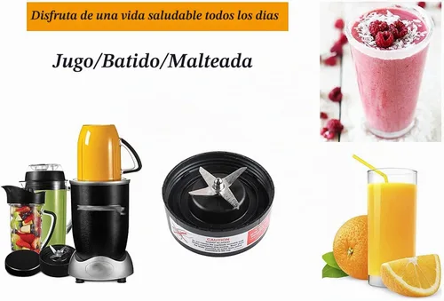 Vista 6 de Cuchilla extractora cruzada N17-1001 compatible con licuadora NutriBullet