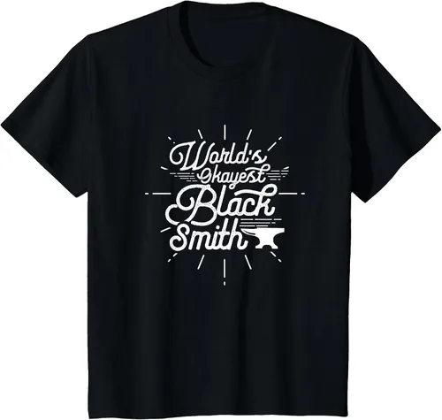 Vista 52 de Blacksmith Blacksmithing Forge Metalsmith Forging T-Shirt Asphalt Grey