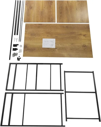 Vista 8 de Soporte apilable para lavadora y secadora con estante de almacenamiento, estantes resistentes para lavadora y secadora para lavandería Negro