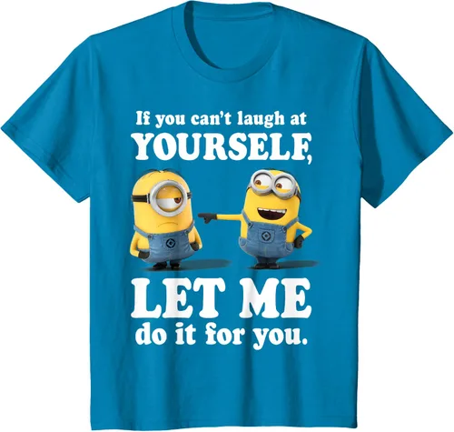 Vista 55 de Camiseta gráfica de Minions de Mi villano favorito: Ríete de ti mismo Negro