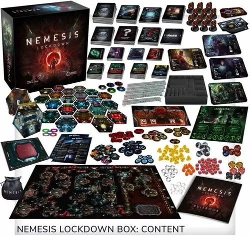 Vista 7 de Rebel Juego de mesa Nemesis Lockdown Juego de miniaturas de terror de ciencia ficción Estrategia Juego de aventura cooperativa para adultos