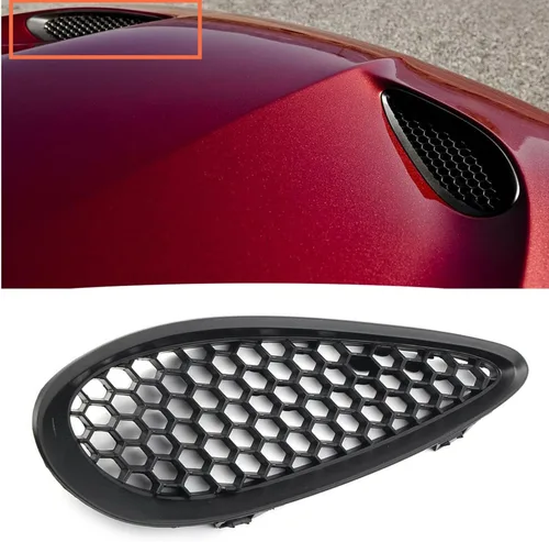 Vista 6 de Bisel de ajuste de ventilación del capó delantero para Jeep Grand Cherokee SRT 2012-2019 2013